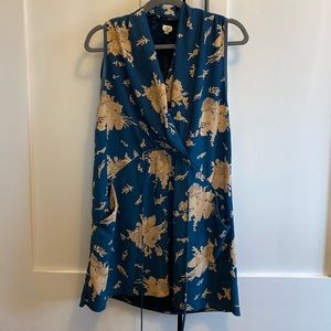 Wilfred Floral scoop neck mini dress size M